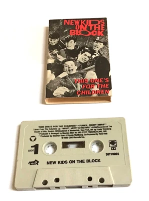 New Kids On The Block 🎄Cassette Single FUNKY XMAS🎄 Vintage 1989 - Image 1 of 4