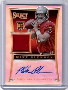 Camiseta deportiva Panini Select Mike Glennon Prizm 2013 tarjeta automática/99 bucaneros Tampa Bay - Imagen 1 de 2