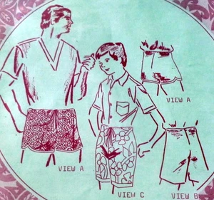 *LOVELY VTG 1960s BOYS SHORTS Sewing Pattern 4 - Picture 1 of 1