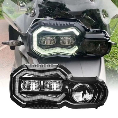 LED Headlights Assembly Front Light For BMW F650GS F700GS F800GS Adv F800R - Изображение 1 из 4