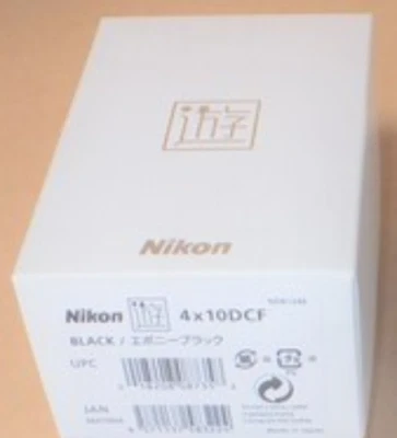 Nikon binoculars play 4X10DCF roof prism 4times 10caliber ebony black Japan New - Image 1 of 2