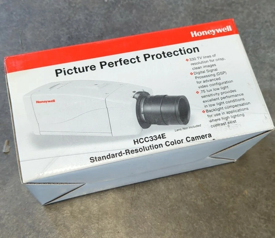 NEW Honeywell HCC334E 1/3" NTSC STD Res Camera 12VDC 24VAC CCTV security BLC DSP