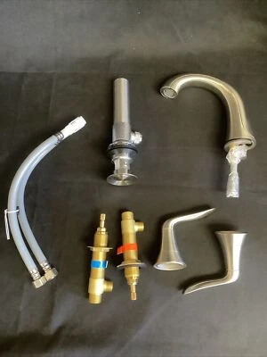 Grifo de baño Grohe amplio Agira 20425EN0 metal níquel cepillado Q2 Foto 1 de 4