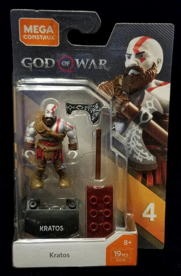 Mega Construx God of War Kratos figure NOC - Image 1 of 1