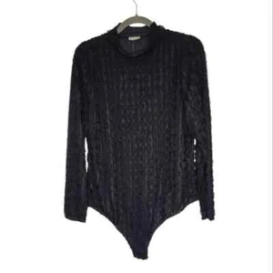 NUEVO Body Intimately Free People Party Favor Negro Texturizado Talla XL - Imagen 1 de 9