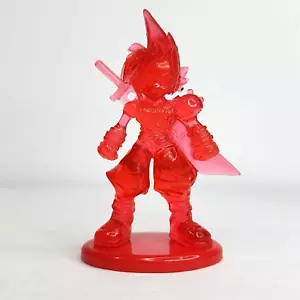 Final Fantasy 7 VII FF7 2" Chibi Cloud Strife Clear Red Figure #13 Coca Cola - Picture 1 of 3
