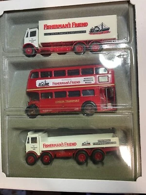 EFE Fisherman's Friend 3-piece gift set 1:76 scale diecast MIB OO HO Scale - Image 1 of 3