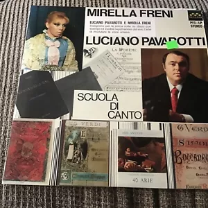 MIRELLA FRENI/LUCIANO PAVAROTTI SCUOLA DI CANTO 1976 2-LP SET VINTAGE VINYL  - Picture 1 of 16