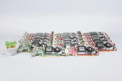 ATI Radeon Graphics Video Card 256MB HD 3450 0Y103D PCIe Dell Foxconn LOT OF 20 - Image 1 of 3