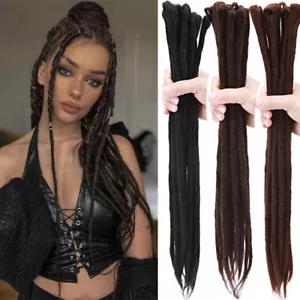 Afro Twist Braids Locs Dreadlocks Crochet Braiding Hair Extensions Real As Human - Picture 1 of 92
