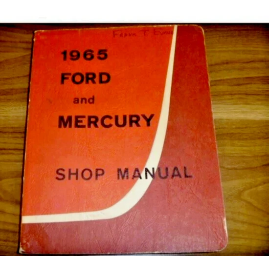 1965 Ford Falcon Squire Station Wagon Shop Service Repair Manual - Image 1 of 1