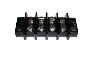 KULKA NEW MODEL 601-4 DUAL ROW 4 POS BARRIER STRIP - Picture 1 of 3