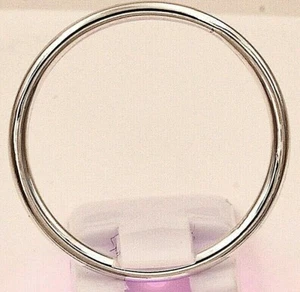 Anillo de plata de ley 925 maciza fuerte anillo redondo 2 mm pulido - Imagen 1 de 12