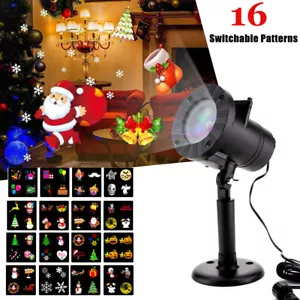 64 Pattern Christmas Laser Projector Light Landscape Landscape Xmas Party Decor - Picture 1 of 14