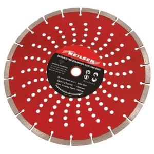 Discos de corte de diamante segmentado Neilsen - Hojas de precisión para mampostería, hormigón - Imagen 1 de 2