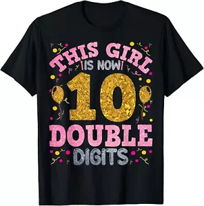 It&#39;s My 10th Birthday | This Girl Is Now 10 Years Old T-Shirt Hoodie - Picture 1 of 18