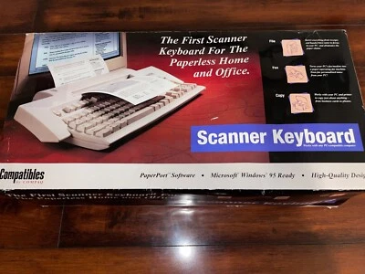 Scanner Keyboard By Compatibles By Compaq ( 1996 ) New in box - Image 1 of 4