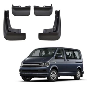 Mudguards Mud Flaps For VW T5 / T6 / Multivan / Caravelle 2003-2021 4-Pcs Set - Imagen 1 de 13