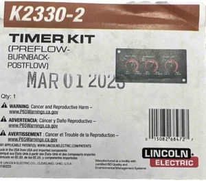 LINCOLN ELECTRIC K2330-2 Timer Kit PREFLOW BURNBACK POSTFLOW - Picture 1 of 5