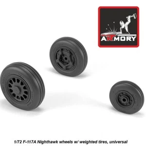 Armory Models AR AW72325 escala 1/72 F-117A ruedas Nighthawk con neumáticos ponderados - Imagen 1 de 8