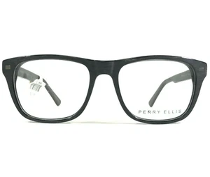 Perry Ellis Eyeglasses Frames PE 374-2 Matte Black Square Wood Grain 50-17-140 - Picture 1 of 11