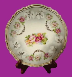 8" Plate, PK Silesia, Multicolor, Floral, Undamaged - Picture 1 of 2
