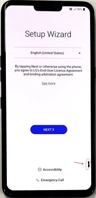 LG V50 ThinQ V450VMB Verizon 128GB 5G 6.4" Display 5G Black spot Very Good - Image 1 of 4