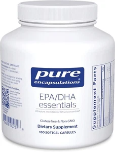 Pure Encapsulations EPA/DHA Essentials - 180 Softgel Capsules (Exp Date 2026) - Picture 1 of 1