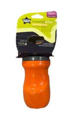 Tommee Tippee 9 onzas taza aislante pajita y tapa Foto 1 de 4