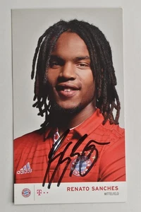Renato Sanches - FC Bayern München - original Autogramm -  - ca. 15,5x9cm - Auto - Bild 1 von 1