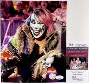 WWE NXT Asuka signed 8x10 Foto D original Autogramm WrestleMania JSA COA - Bild 1 von 1
