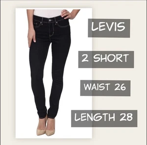 Levi's Damen 311 Shaping Skinny Jeans Hypersoft 2 Short W26 L28 Mid Rise - Bild 1 von 8