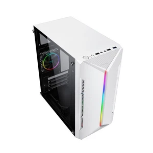 Transparent Computer Case Desktop PC Tower With RGB Light For M-ATX/ITX _wa - Bild 1 von 12