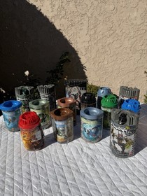 LOT Set 15 Lego Bionicle Figures W/original Cannisters & Instructions. As Is.