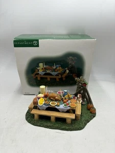 DEPT 56 A HARVEST FEAST 56.53045 Village Accessories Fall Autumn Thanksgiving - Picture 1 of 9