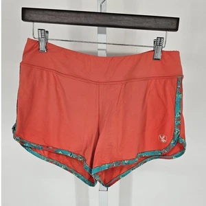 Carve Designs Damen Gr. S Sportshorts korallenrosa mit blauem Besatz - Bild 1 von 4
