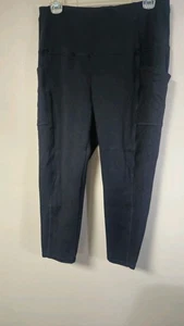 Pantalone donna Chicos Zenergy nero elastico in vita tasche pull on morbido rayon tg 1 - Foto 1 di 8