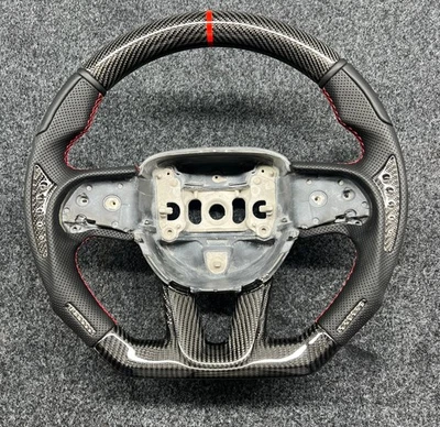 Руль из углеродного волокна для Dodge Charger Challenger Durango HELLCAT SRT - Изображение 1 из 4