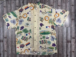 Camicia hawaiana Reyn Spooner Arizona Diamondbacks taglia XL Bobbleheads MLB vintage - Foto 1 di 4
