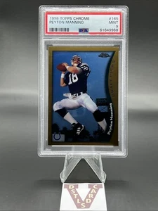 1998 Topps Chrome - PEYTON MANNING ROOKIE #165 PSA 9 Mint - Picture 1 of 4