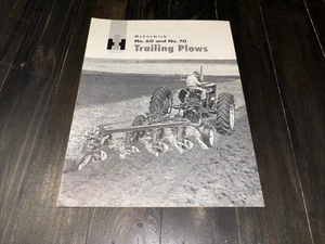 International Harvester McCormick No. 60 & 70 Trailing Plows Sales Brochure - Picture 1 of 4