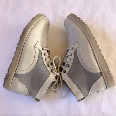 Dobladura de lona UGG AUSTRALIA BETHANY 1016668 para mujer 10 forrada de piel de nobuck manchada Foto 1 de 4