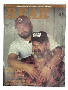 Bear Magazine Issue 21 1992 Brush Creek Media Vintage Gay - Imagen 1 de 2