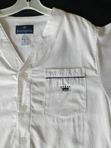 Sz S Royal Highnies Original Henley Gown 100% Pima Cotton 42"x45" Night Shirt - Picture 1 of 15
