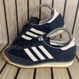adidas Originals SL72 UK Größe 5 Turnschuhe Blau & Weiß Retro Style S78998 - Bild 1 von 15