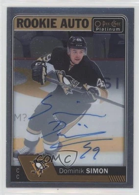 2016-17 O-Pee-Chee Platinum Rookie Auto Dominik Simon #R-DS Auto RC - Image 1 of 2