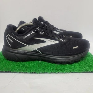 Brooks Ghost 14 GTX Gore-Tex Black Running Shoes Sneakers Trainers M 10.5 D EUC - Picture 1 of 7