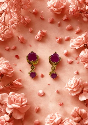 Pendientes Rubí Foto 1 de 4