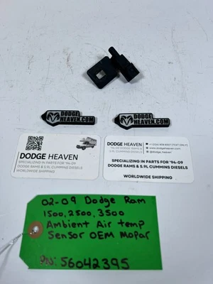 Sensor de temperatura del aire ambiente Dodge Ram 1500-3500 2002-2009 OEM 56042395 Foto 1 de 4