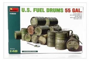 MINI ART 49001 1/48 U.S. Fuel Drums 55 Gal. - Foto 1 di 2